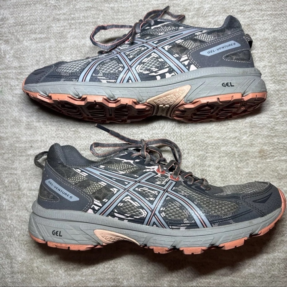 Asics Women’s Size 7.5 Gel Venture 6 Trail Running Athletic Shoes Sneakers - Picture 2 of 6